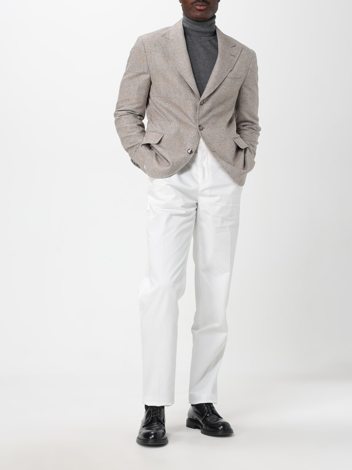 BRUNELLO CUCINELLI VESTE: Blazer homme Brunello Cucinelli, Marron - Img 2