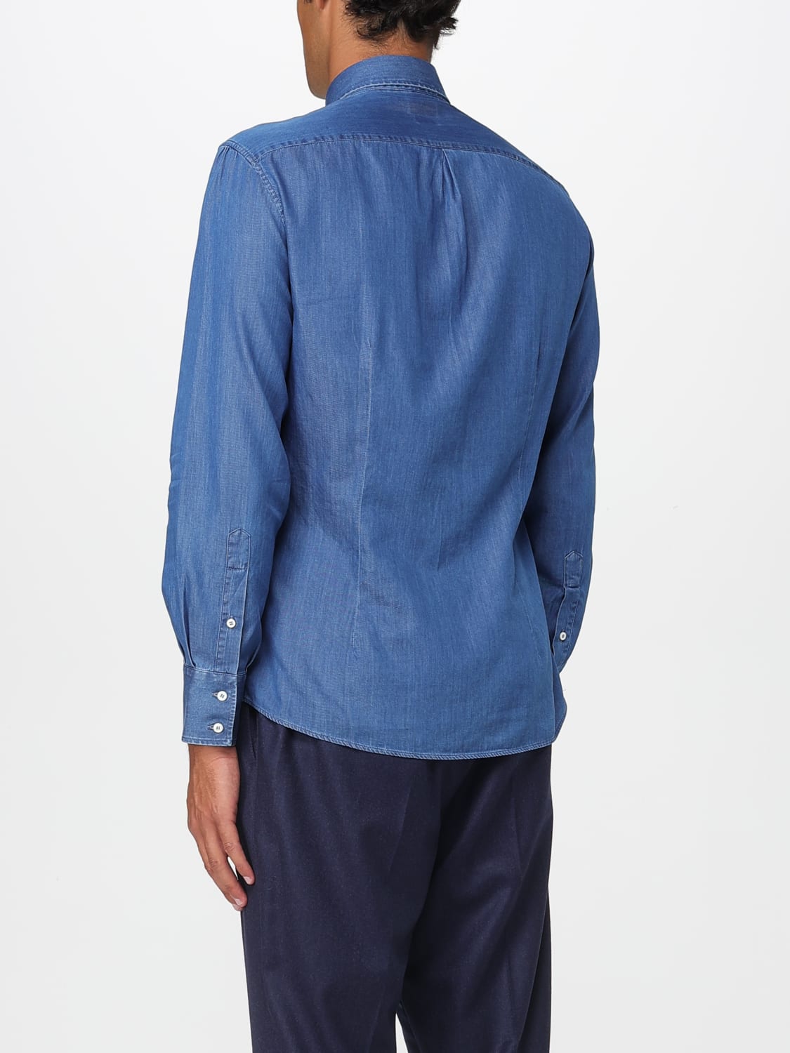 BRUNELLO CUCINELLI SHIRT: Shirt men Brunello Cucinelli, Denim - Img 3