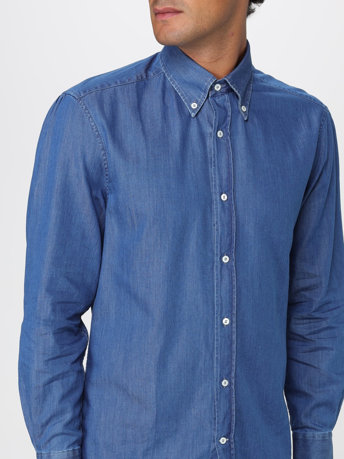 BRUNELLO CUCINELLI SHIRT: Shirt men Brunello Cucinelli, Denim - Img 5