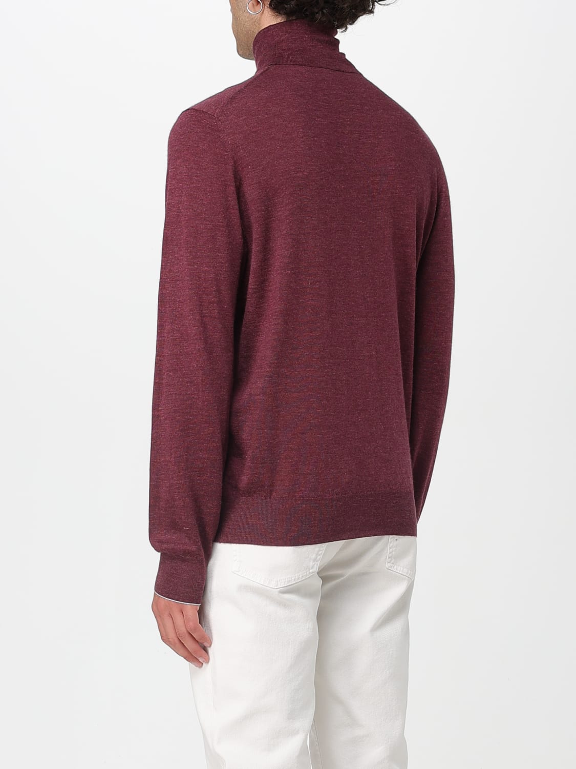 BRUNELLO CUCINELLI SWEATER: Sweatshirt men Brunello Cucinelli, Pink - Img 3