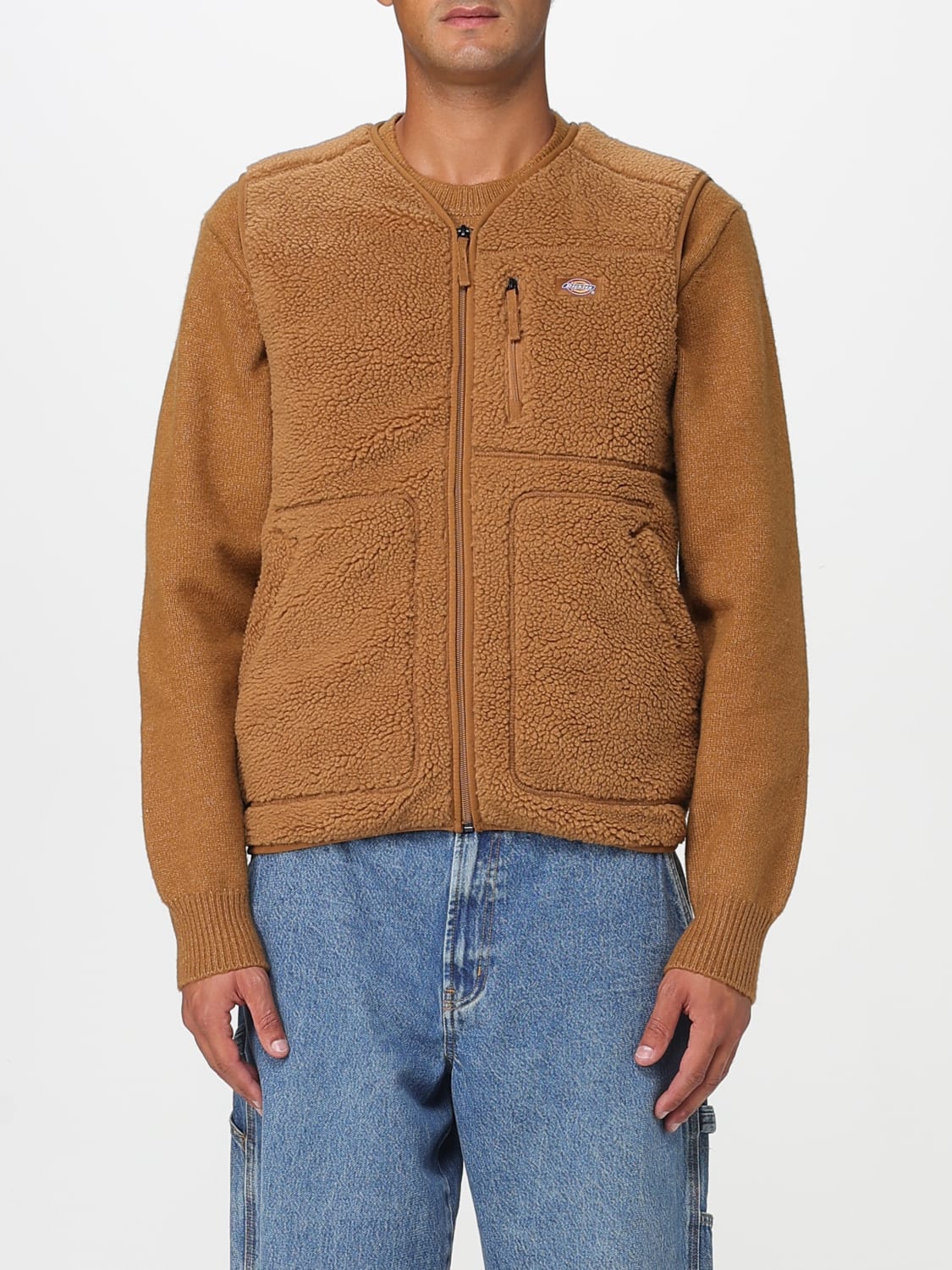 DICKIES SUIT VEST: Jacket men Dickies, Brown - Img 1