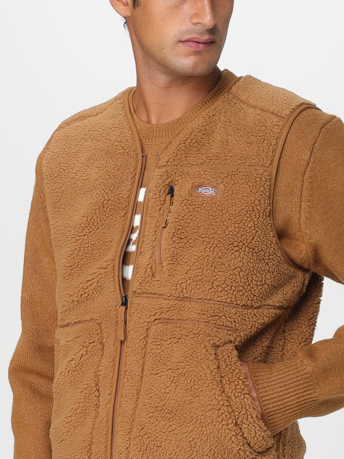 DICKIES SUIT VEST: Jacket men Dickies, Brown - Img 4