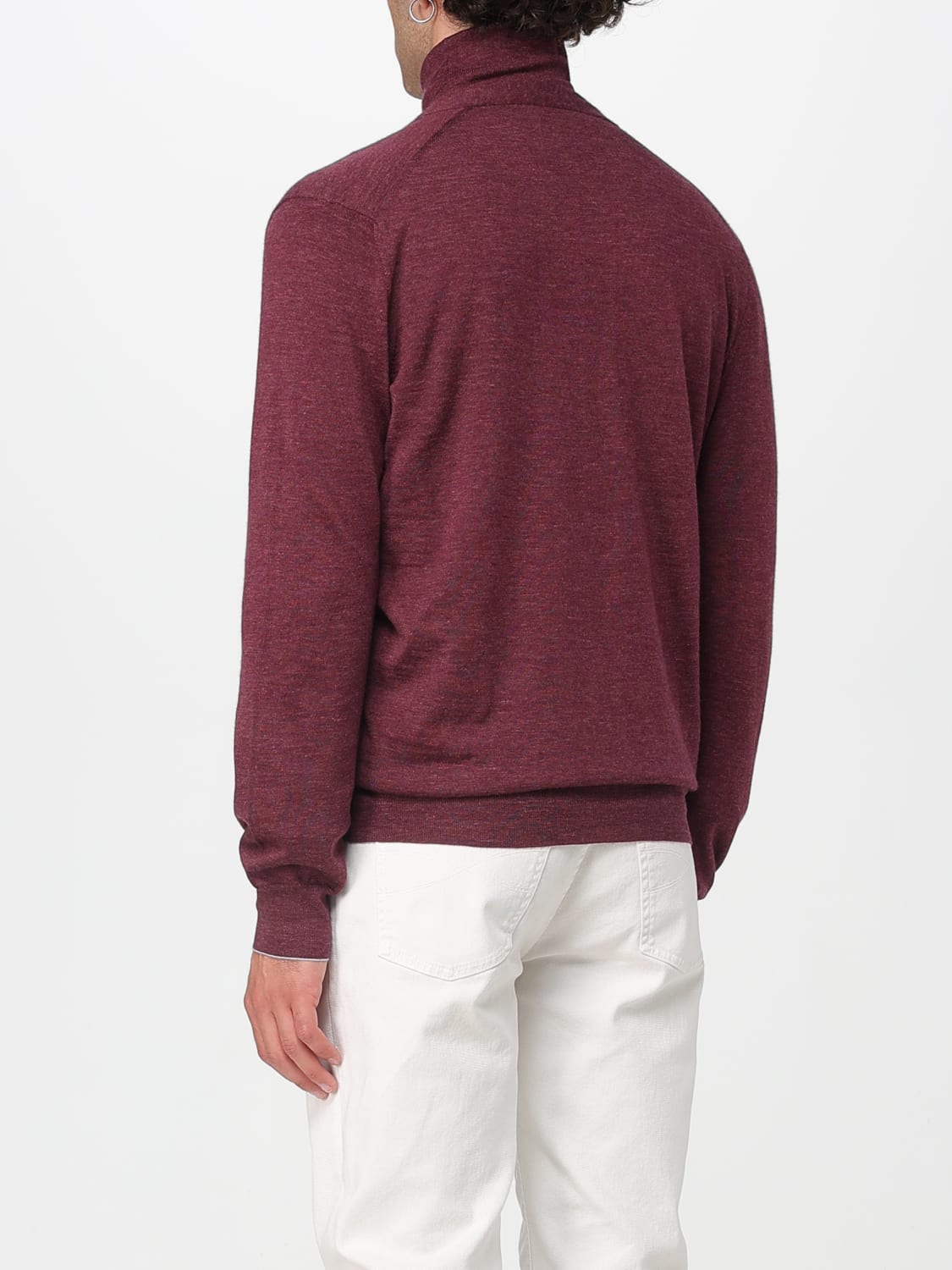 BRUNELLO CUCINELLI SWEATER: Sweatshirt men Brunello Cucinelli, Pink - Img 3