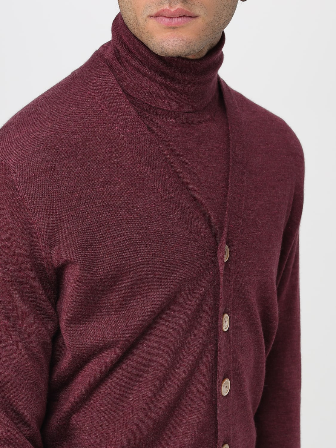 BRUNELLO CUCINELLI SWEATER: Sweatshirt men Brunello Cucinelli, Pink - Img 5