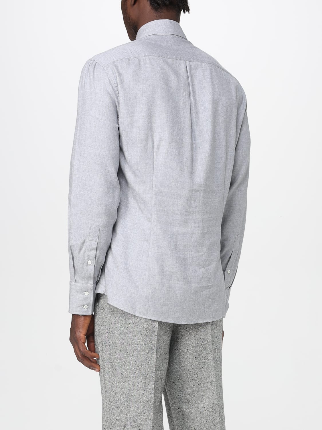 BRUNELLO CUCINELLI SHIRT: Shirt men Brunello Cucinelli, Grey - Img 3