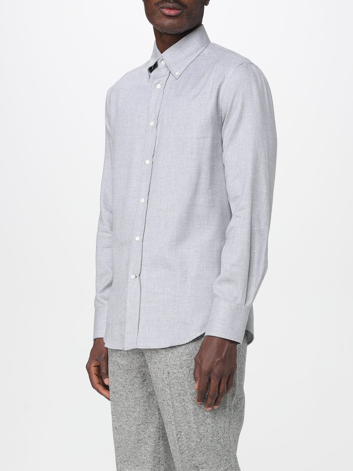 BRUNELLO CUCINELLI SHIRT: Shirt men Brunello Cucinelli, Grey - Img 4