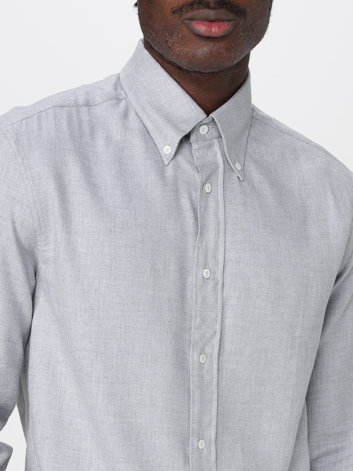BRUNELLO CUCINELLI SHIRT: Shirt men Brunello Cucinelli, Grey - Img 5