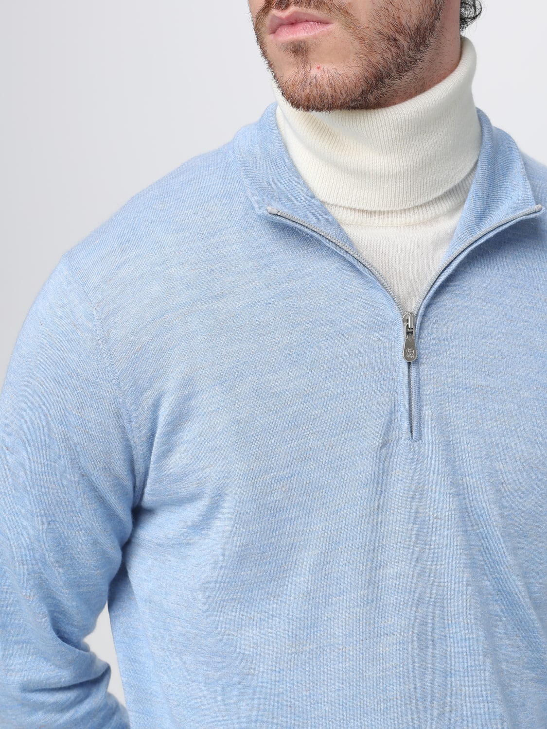 BRUNELLO CUCINELLI SWEATER: Sweatshirt men Brunello Cucinelli, Grey - Img 5