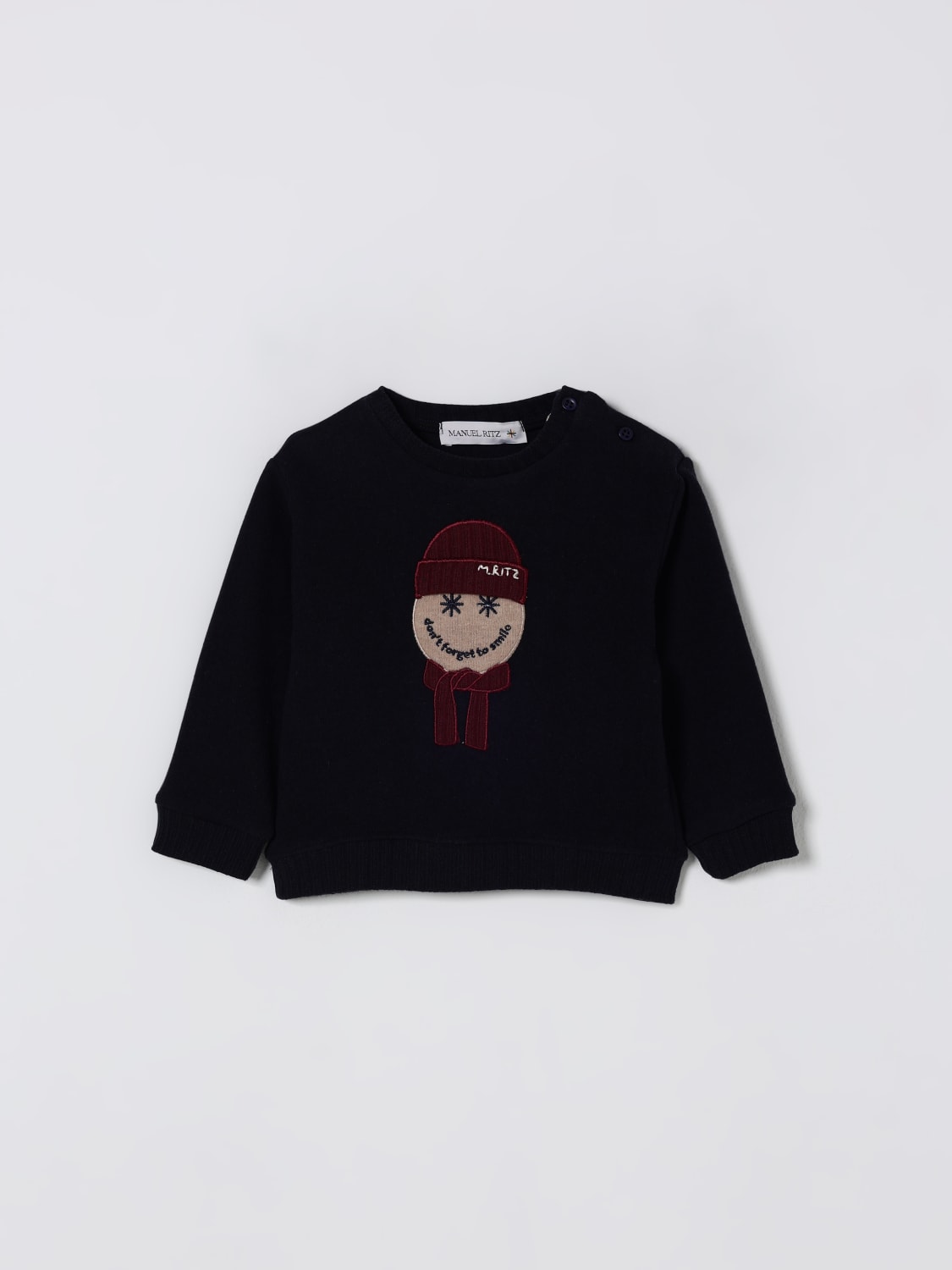 MANUEL RITZ СВИТЕР: Свитер Детское Manuel Ritz, Синий - Img 1