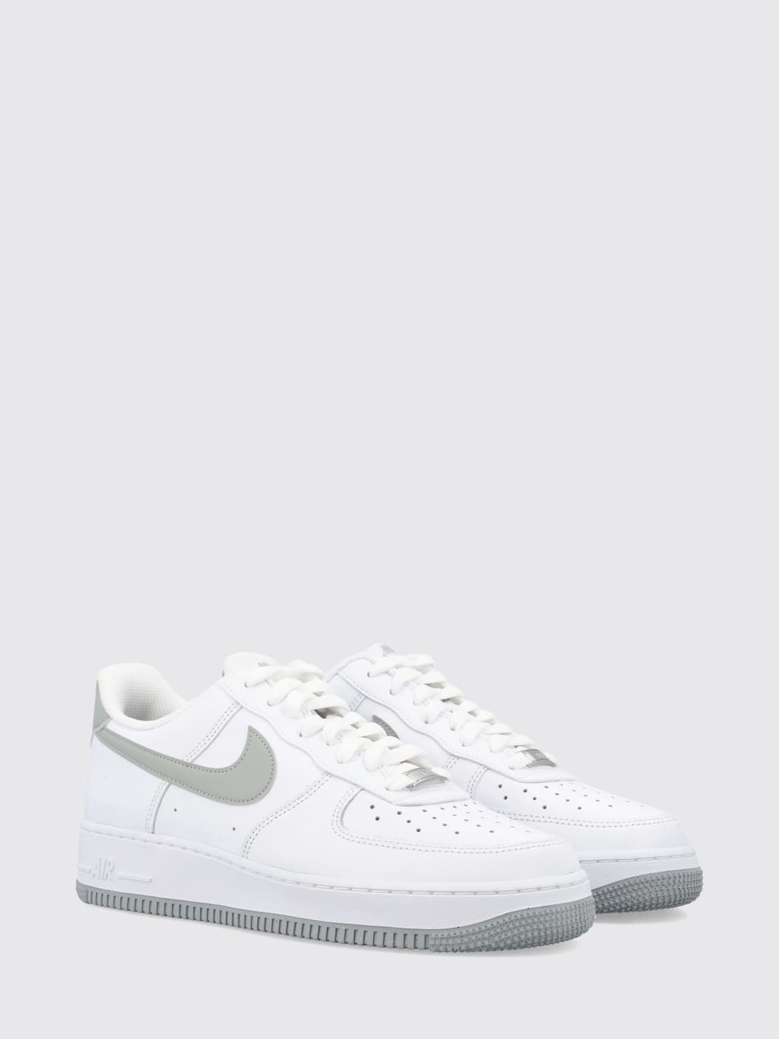 NIKE SNEAKERS: Sneakers Air Force 1 '07 Nike in pelle , Bianco 1 - Img 2