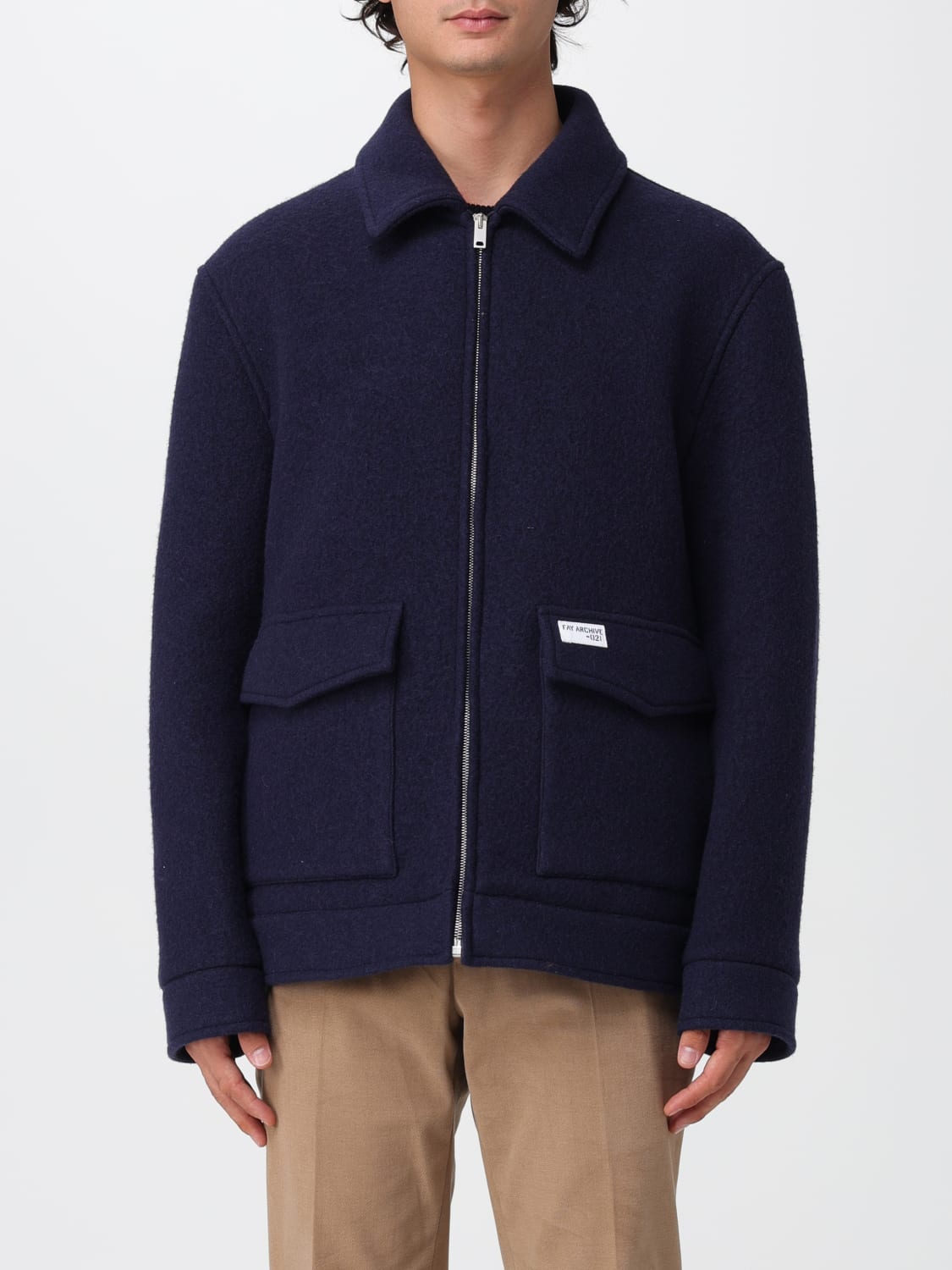 FAY JACKET: Coat men Fay, Blue - Img 1