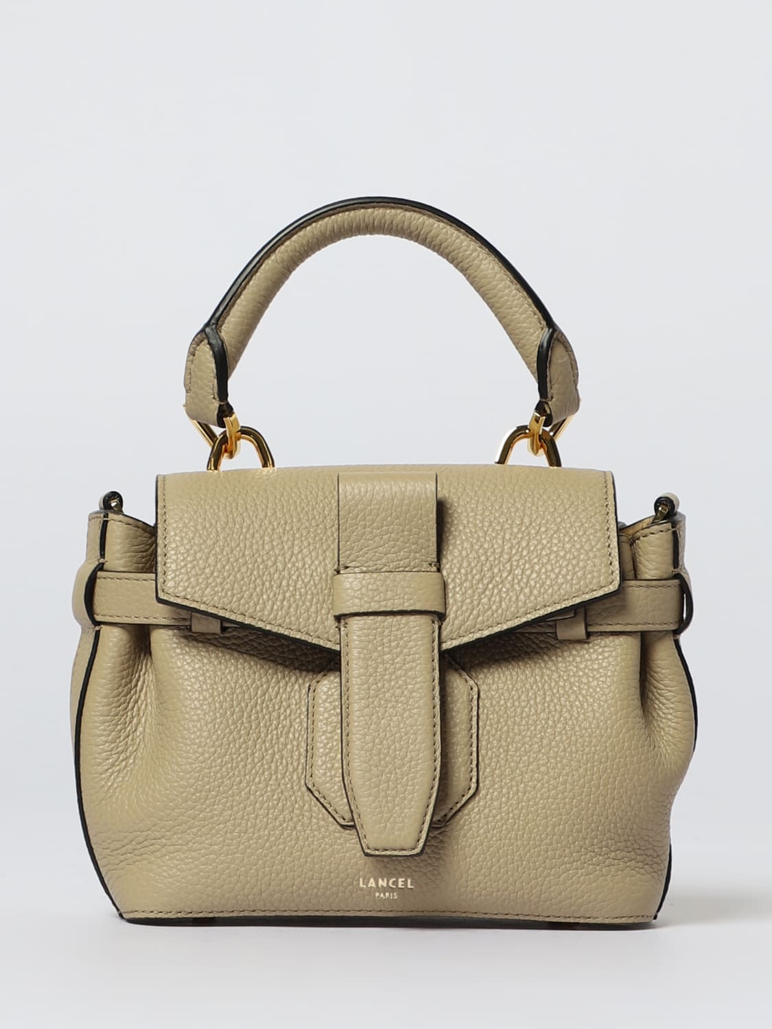 LANCEL SAC À MAIN: Sac porté main femme Lancel, Beige - Img 1