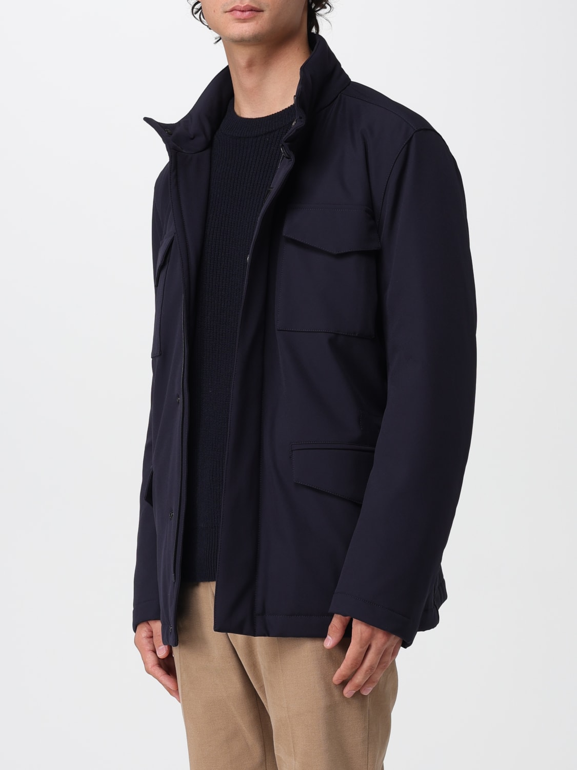FAY JACKET: Coat men Fay, Blue - Img 3