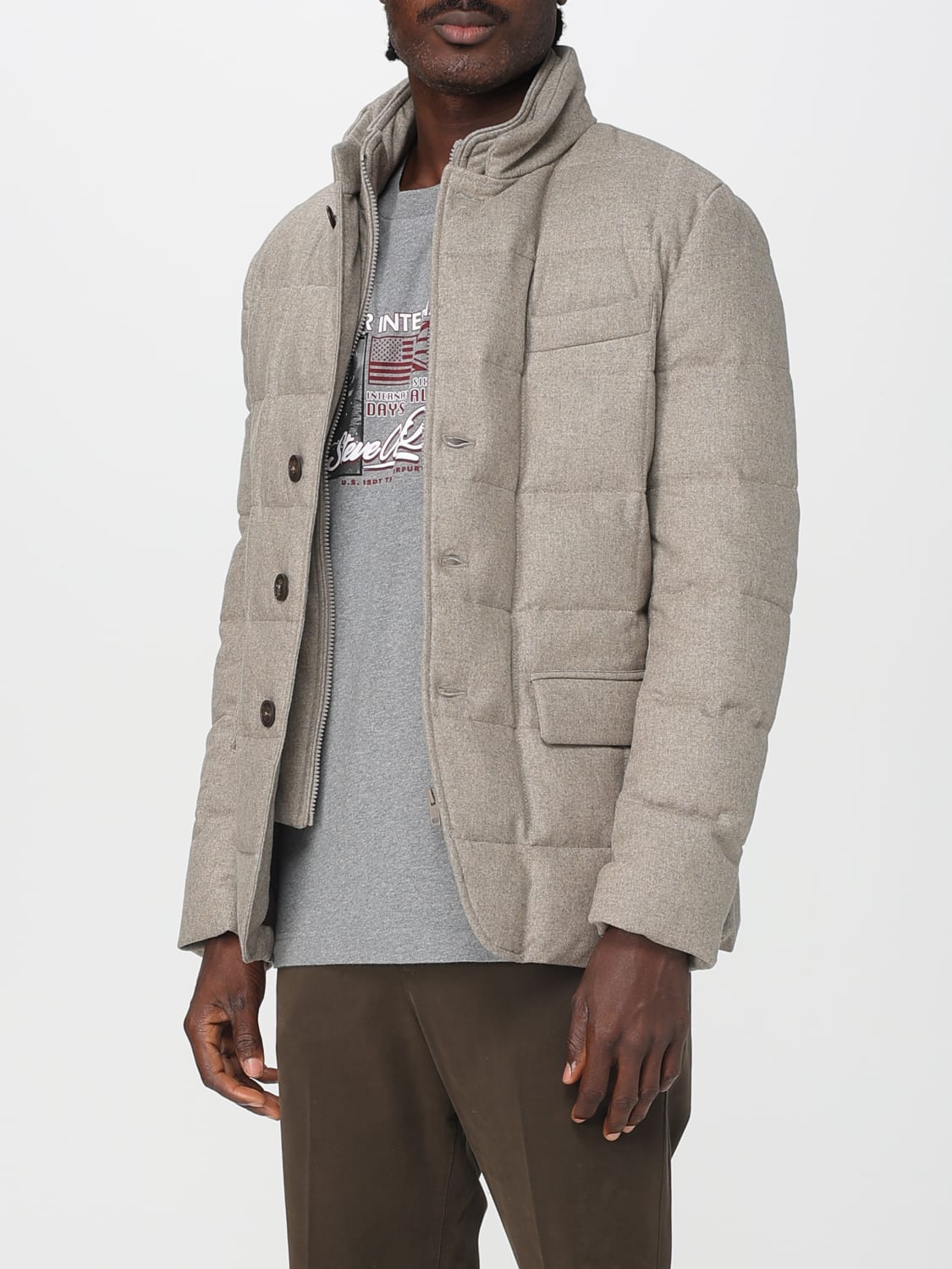 FAY JACKET: Coat men Fay, Brown - Img 3