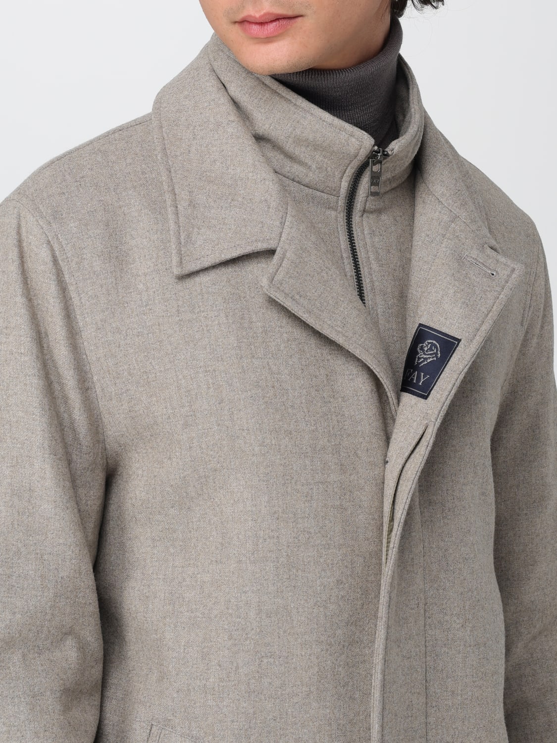 FAY COAT: Coat men Fay, Beige - Img 4