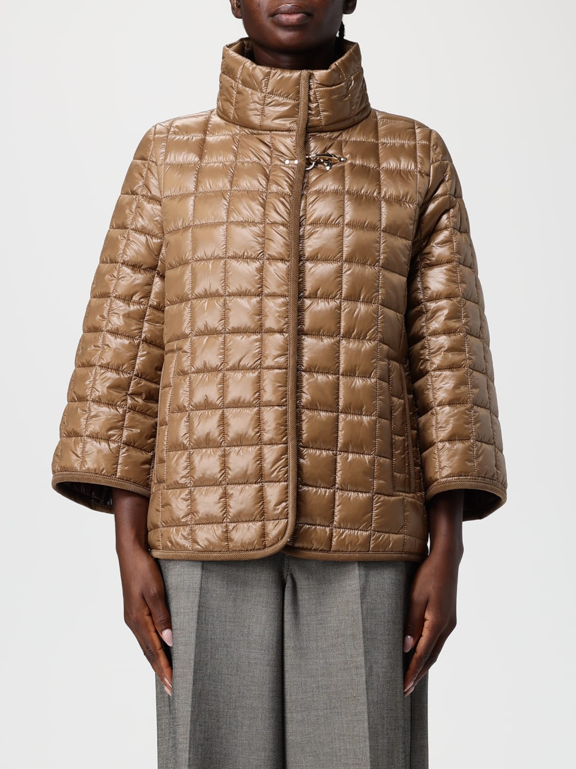 FAY CHAQUETA: Abrigo mujer Fay, Camello - Img 1