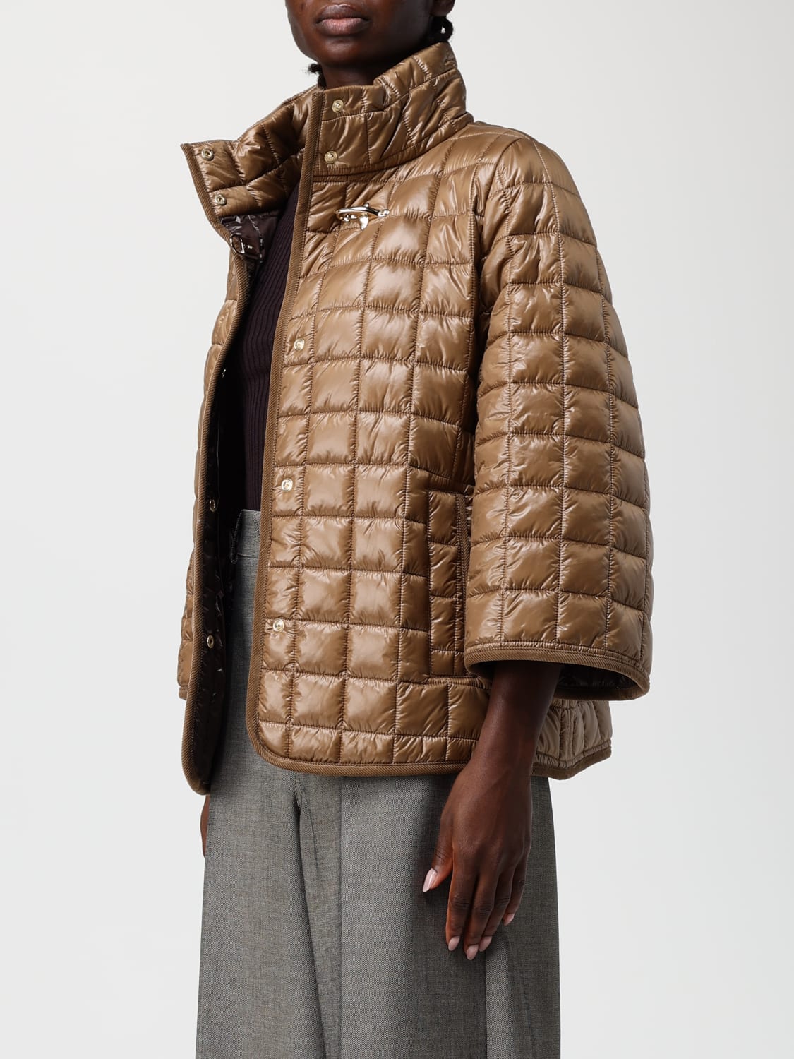 FAY CHAQUETA: Abrigo mujer Fay, Camello - Img 3