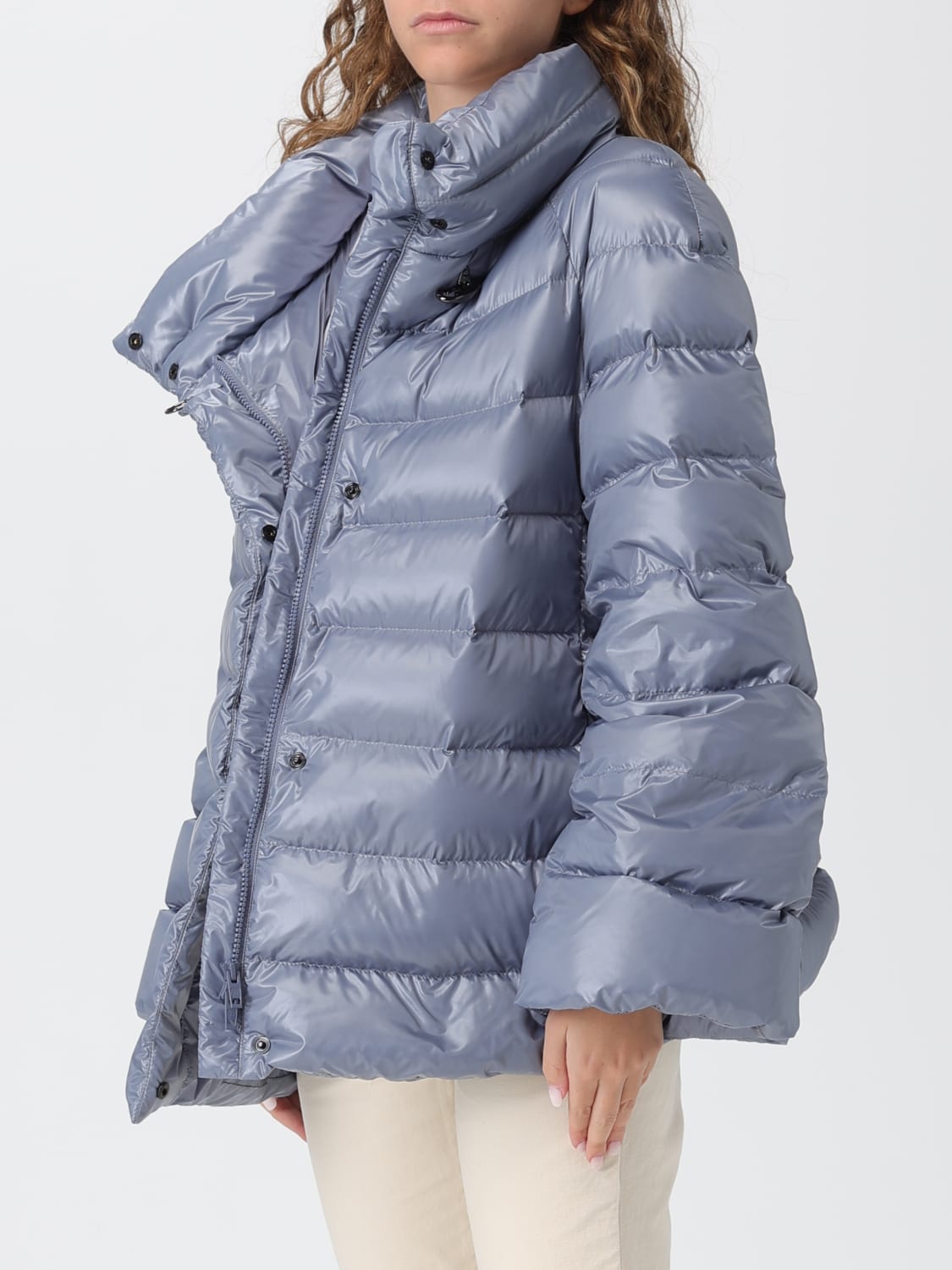 FAY JACKET: Coat woman Fay, Blue - Img 3