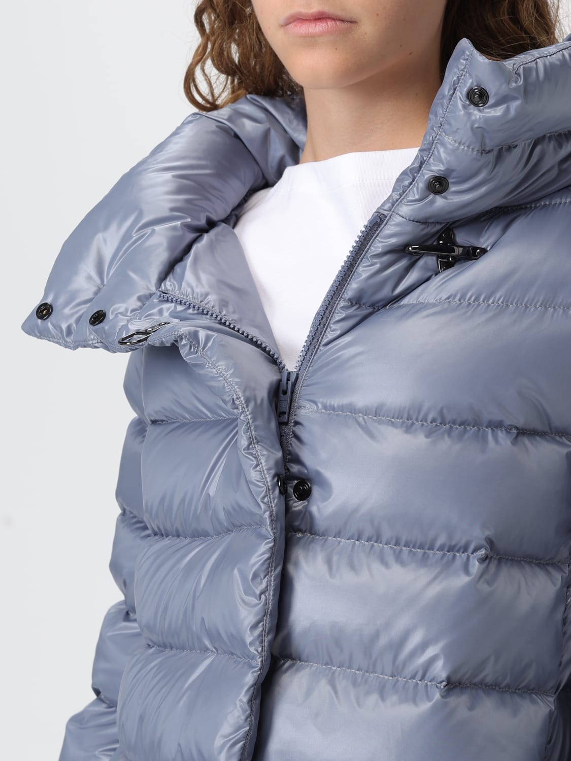 FAY JACKET: Coat woman Fay, Blue - Img 4