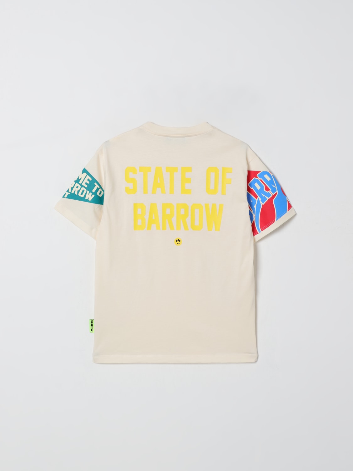 BARROW KIDS T-SHIRT: T-shirt Barrow Kids in cotone stampato, Crema - Img 2