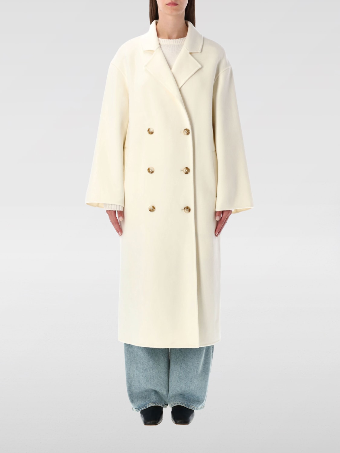 LOU LOU STUDIO MANTEL: Mantel damen Lou Lou Studio, Weiß - Img 1