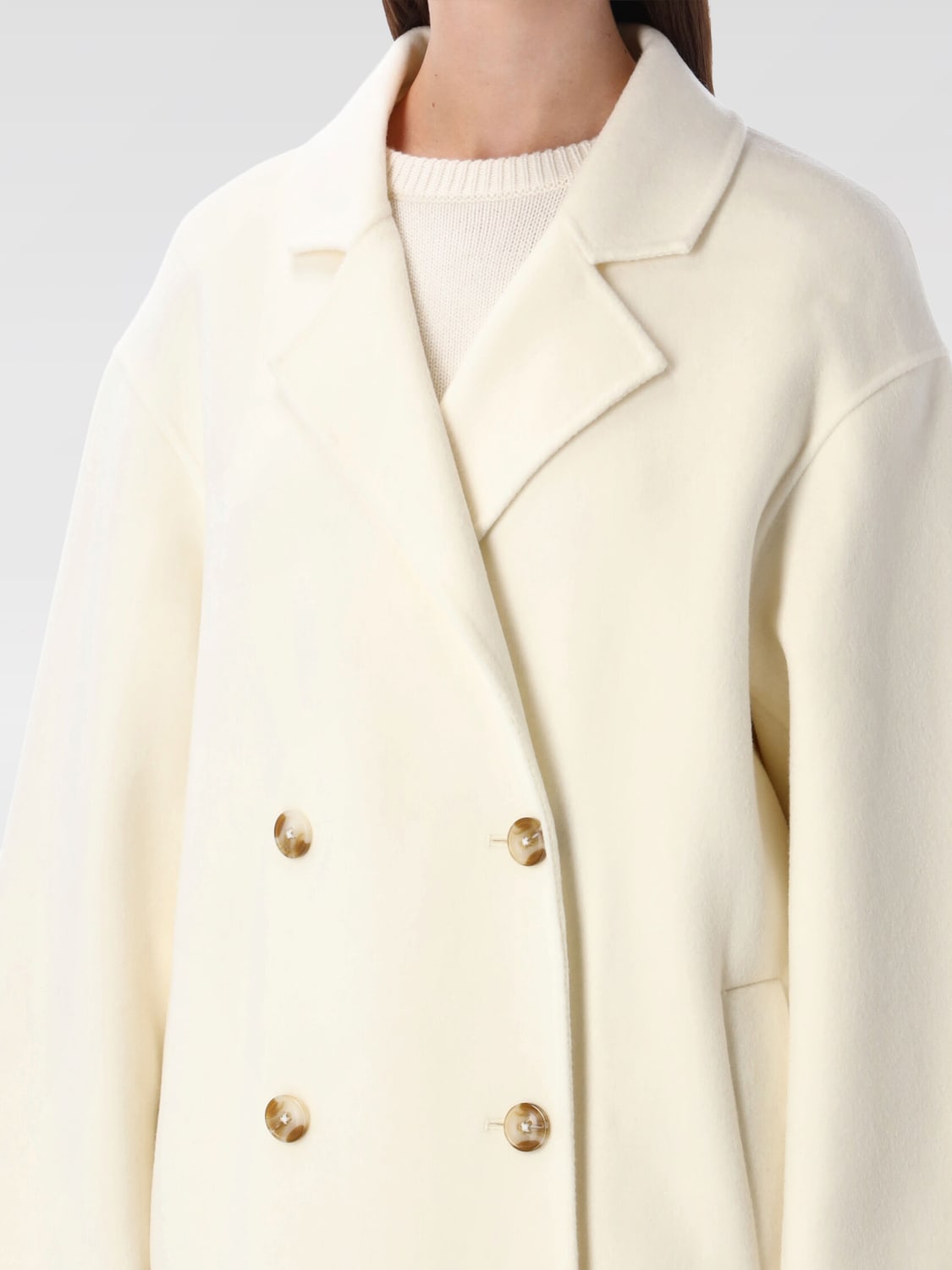 LOU LOU STUDIO MANTEL: Mantel damen Lou Lou Studio, Weiß - Img 3