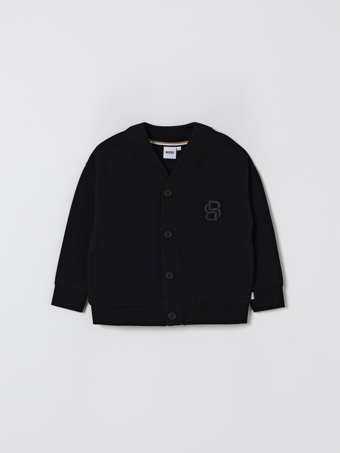 BOSS JACKET: Jacket kids Boss, Black - Img 1