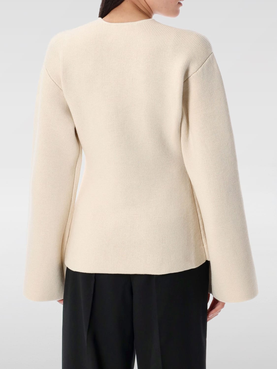 BY MALENE BIRGER PULLOVER: Pullover damen by Malene Birger, Weiß - Img 2