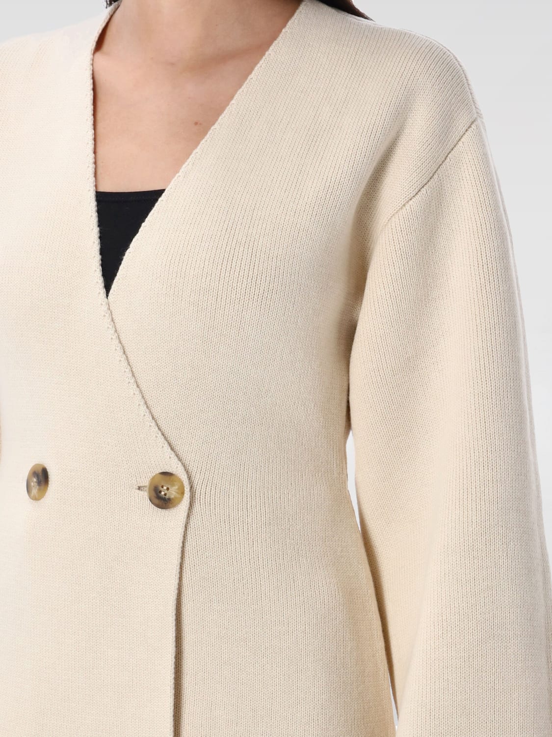 BY MALENE BIRGER PULLOVER: Pullover damen by Malene Birger, Weiß - Img 3