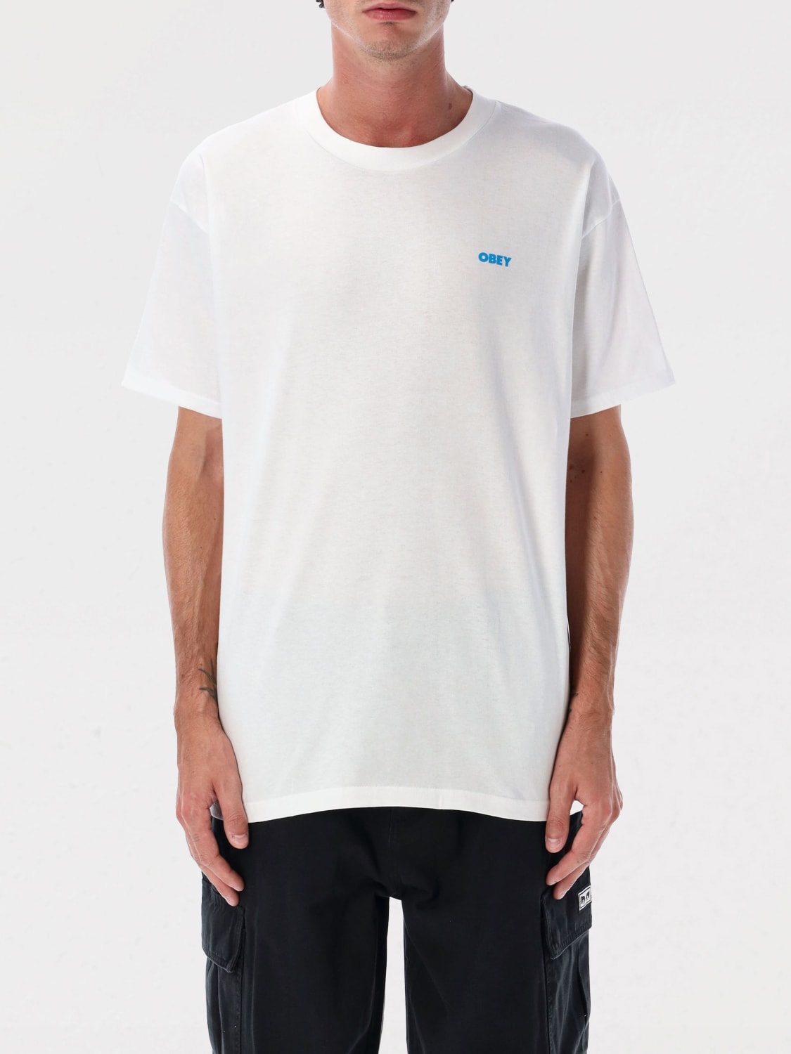 OBEY T-SHIRT: T-shirt men Obey, White - Img 1