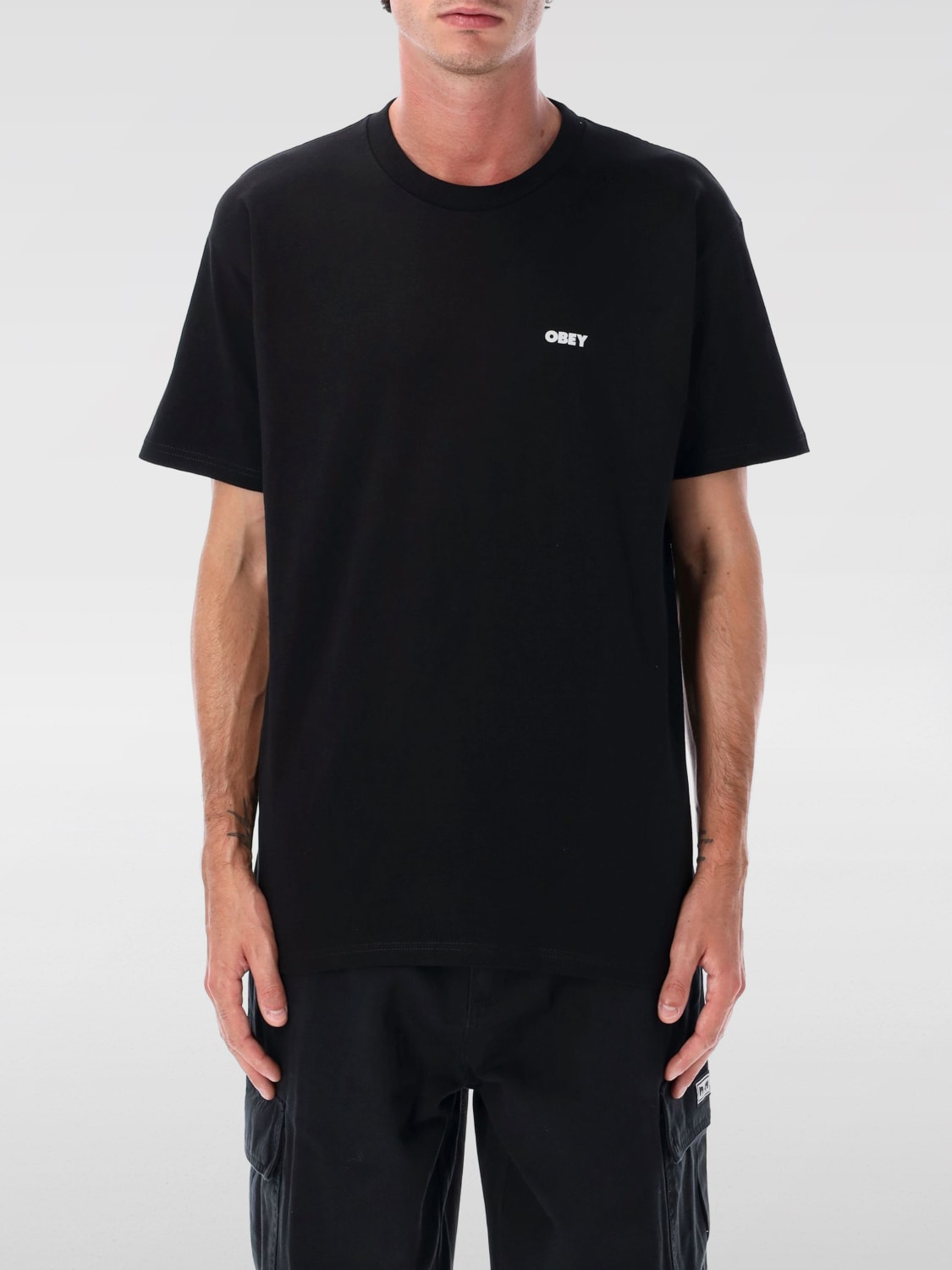 OBEY T-SHIRT: T-shirt men Obey, Black - Img 1