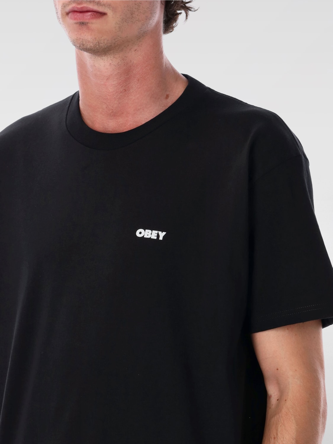 OBEY T-SHIRT: T-shirt men Obey, Black - Img 3