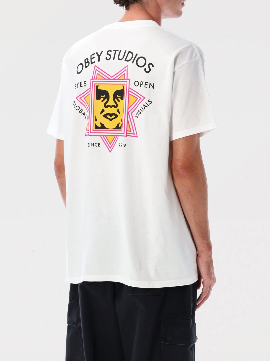 OBEY T-SHIRT: T-shirt herren Obey, Weiß - Img 2