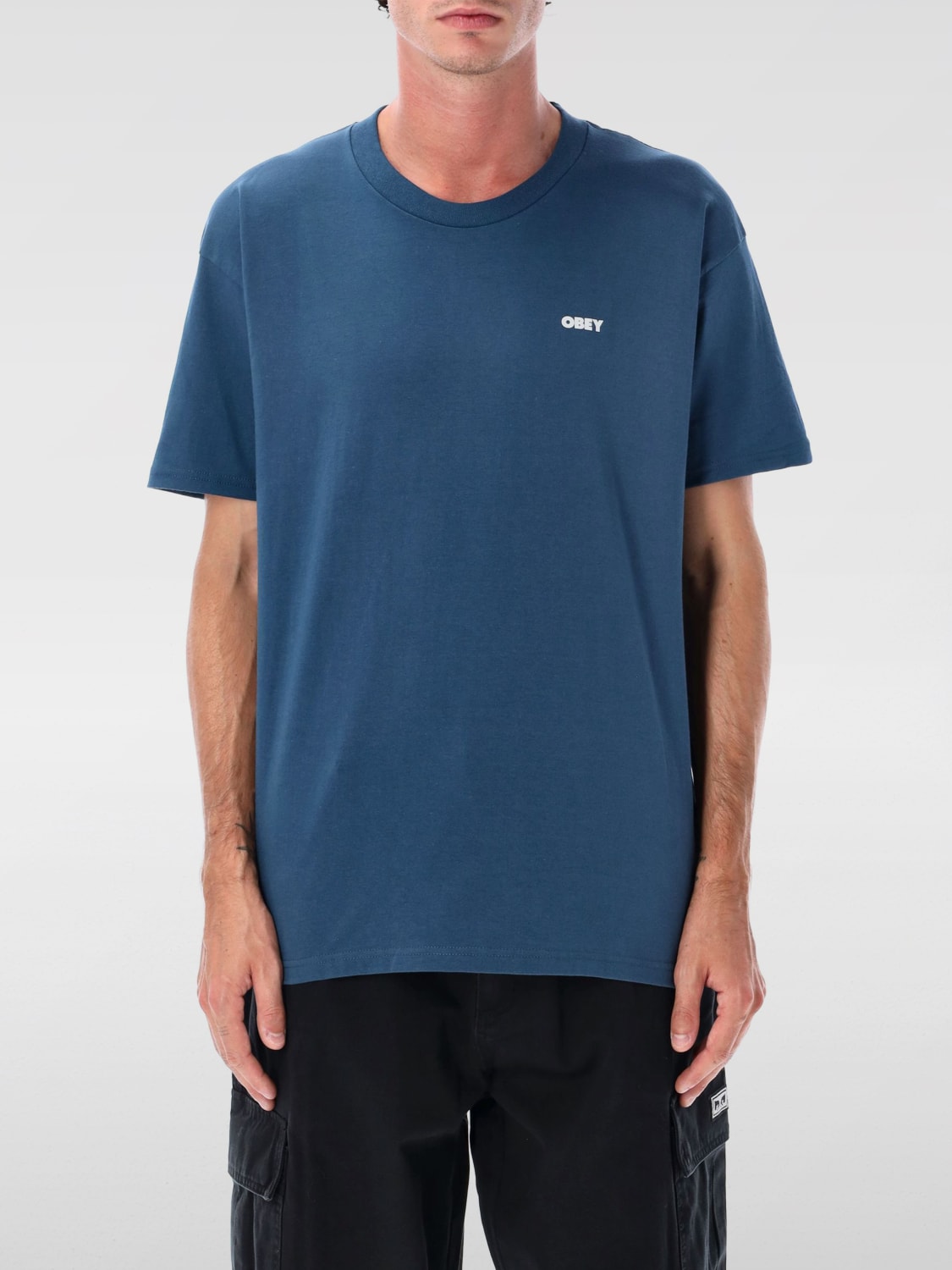 OBEY T-SHIRT: T-shirt men Obey, Blue - Img 1