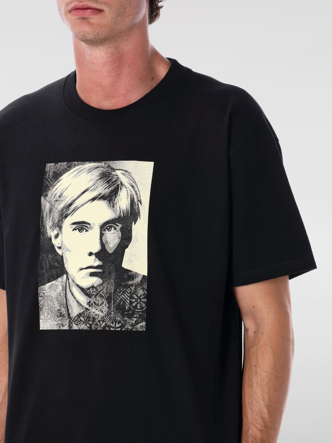 OBEY T-SHIRT: T-shirt men Obey, Black - Img 3