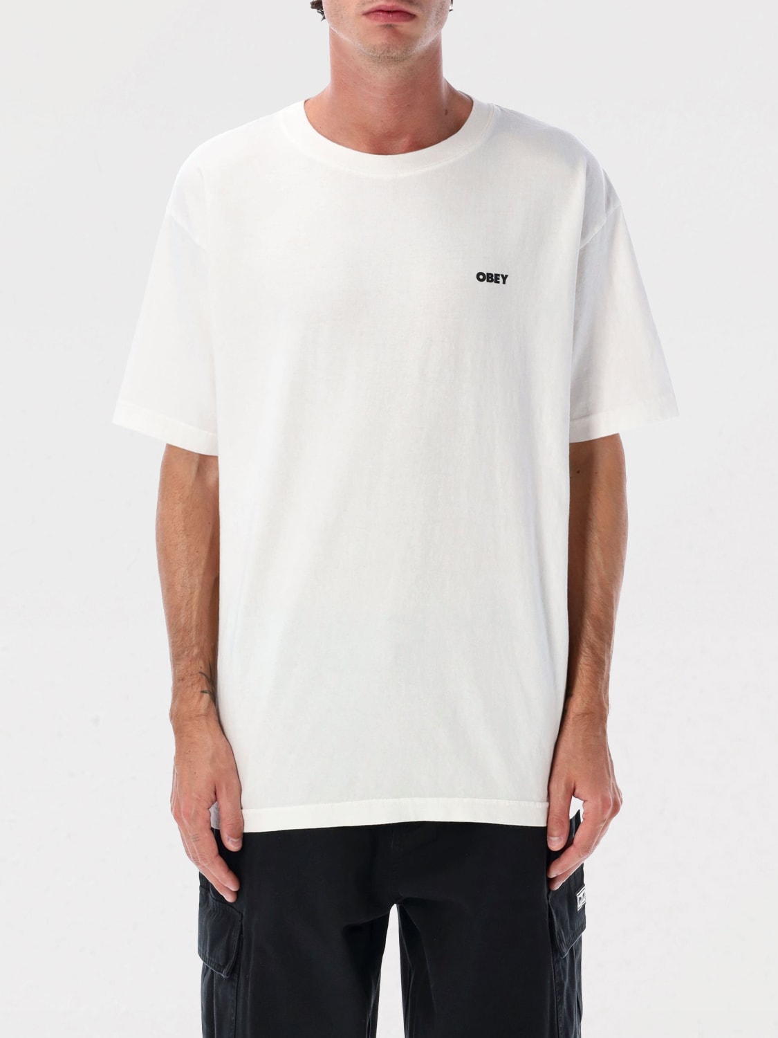 OBEY T-SHIRT: T-shirt men Obey, White - Img 1