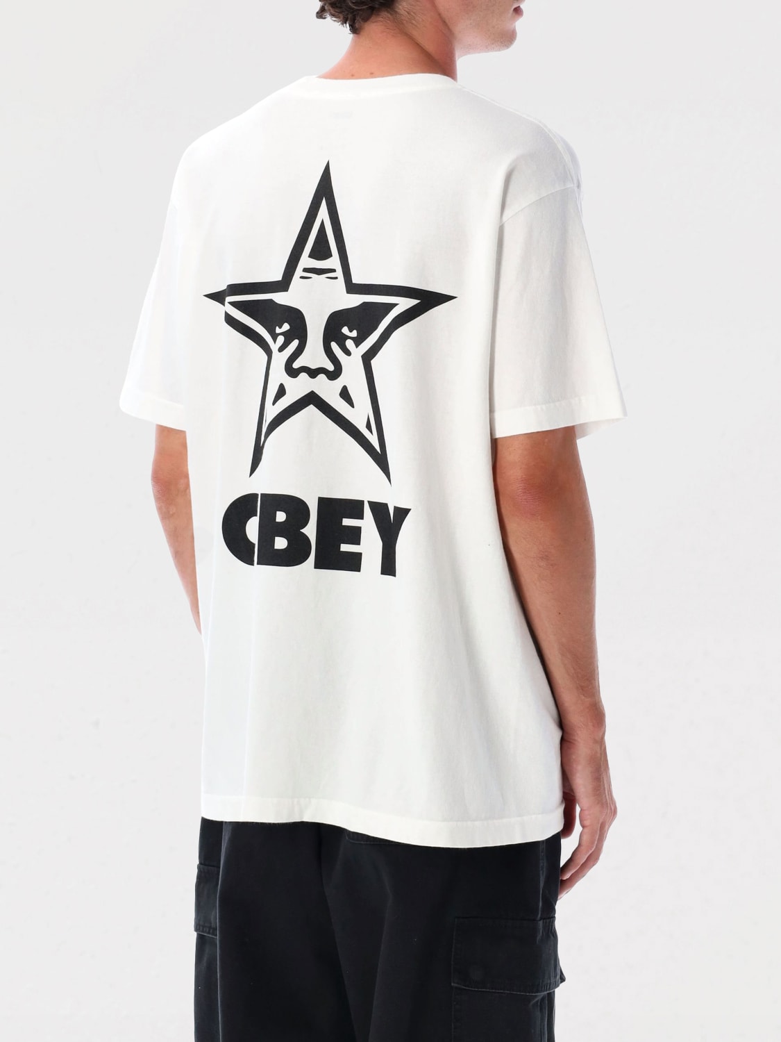 OBEY T-SHIRT: T-shirt men Obey, White - Img 2