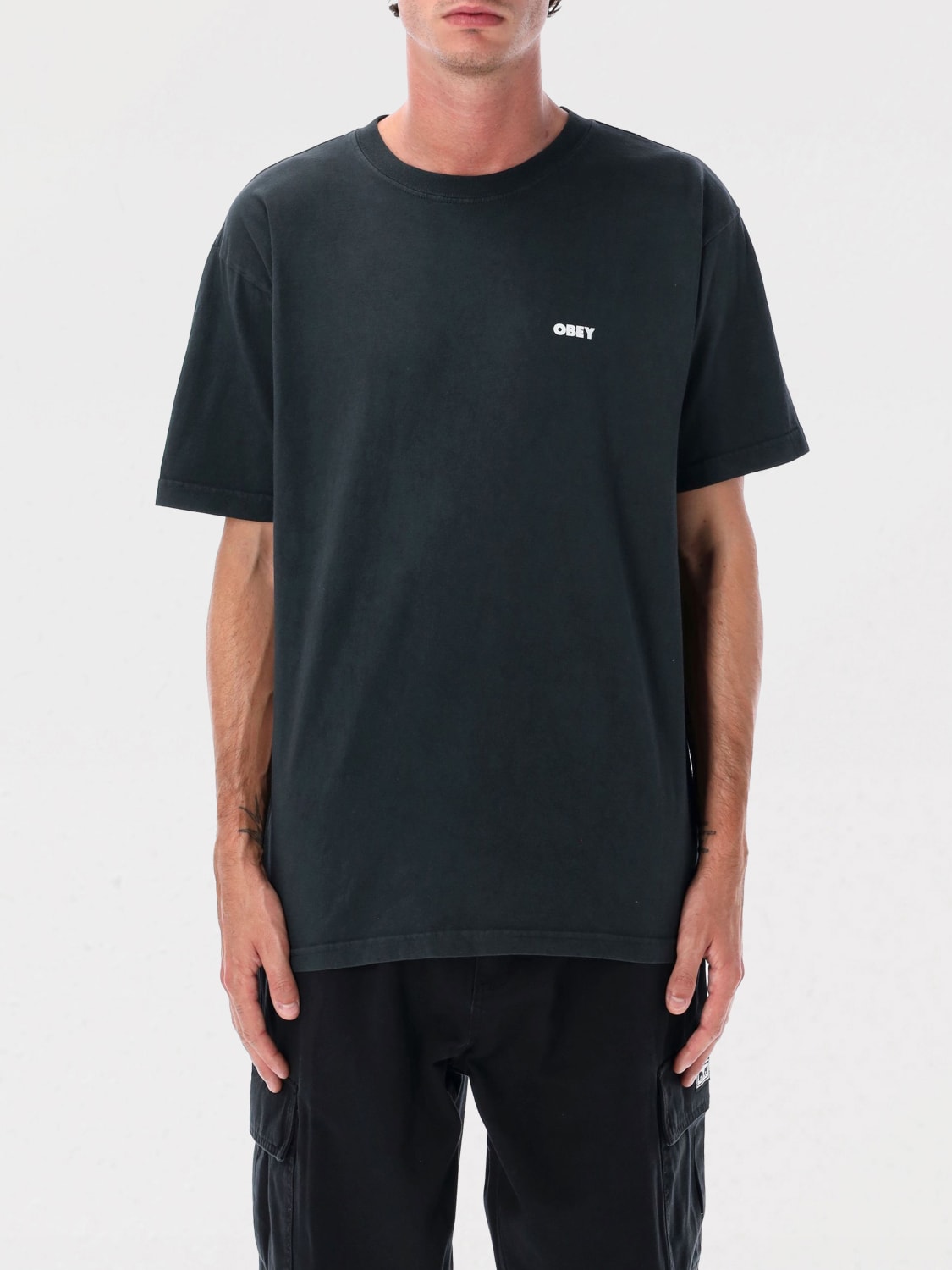 OBEY T-SHIRT: T-shirt men Obey, Black - Img 1