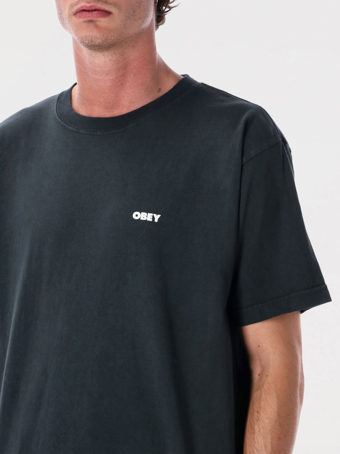 OBEY T-SHIRT: T-shirt men Obey, Black - Img 3