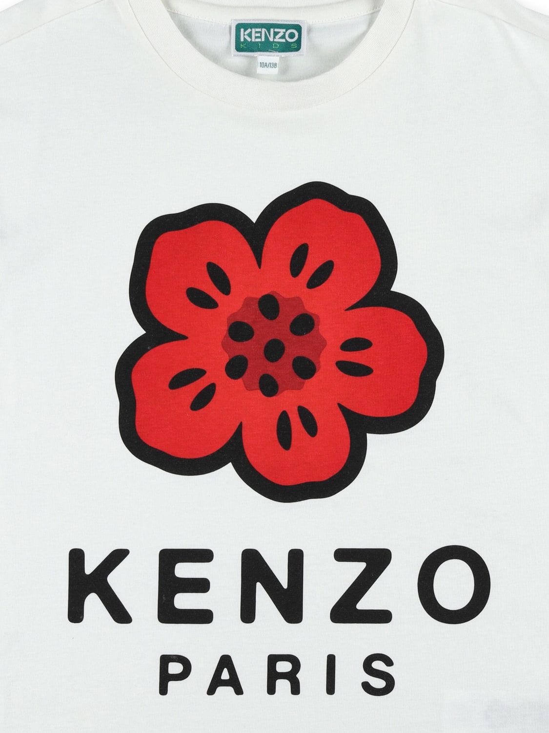 KENZO KIDS T-SHIRT: T-shirt kinder Kenzo Kids, Weiß - Img 3