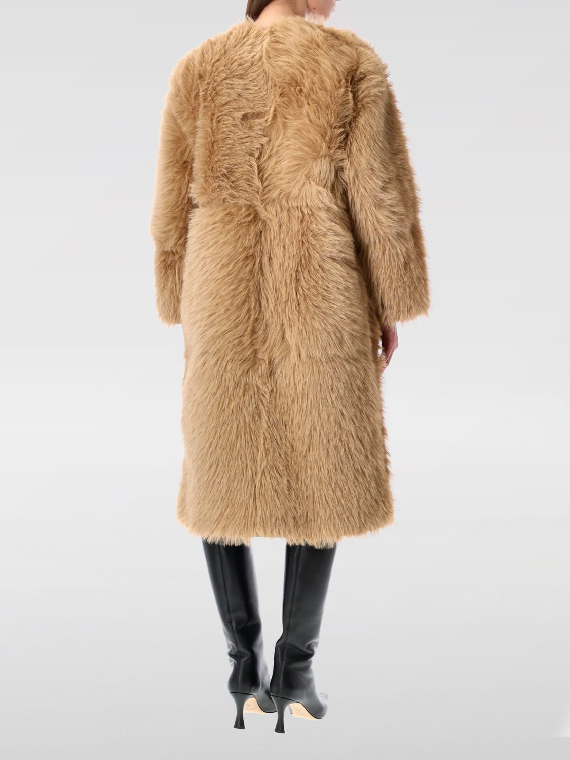 URBANCODE PELZMANTEL: Mantel damen Urbancode, Braun - Img 2