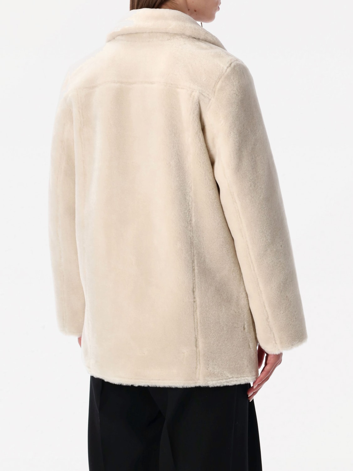 URBANCODE FUR COAT: Coat woman Urbancode, Beige - Img 2
