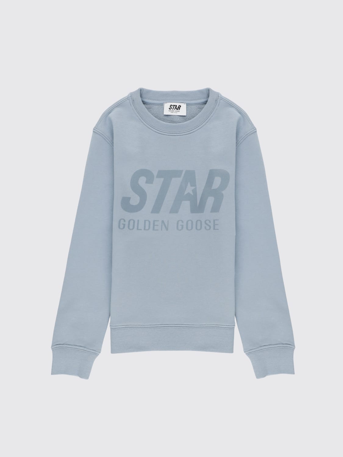 GOLDEN GOOSE JERSEY: Jersey niños Golden Goose, Azul Claro - Img 1