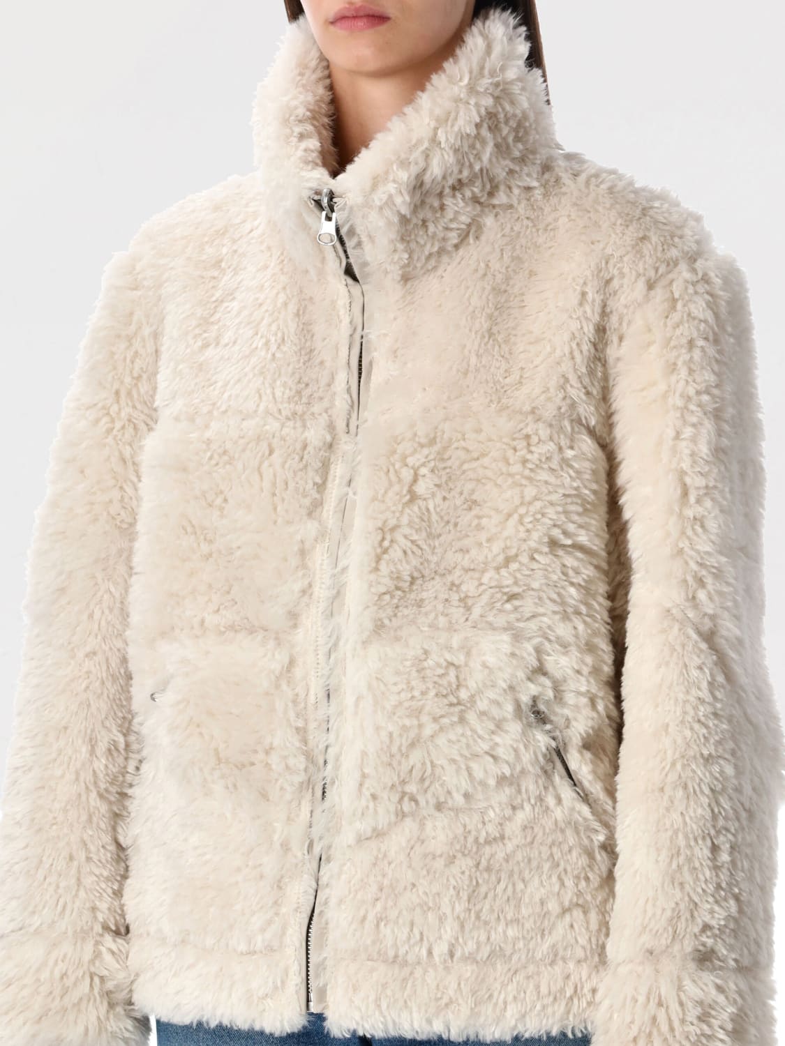 URBANCODE 皮草: 大衣 女士 Urbancode, 白色 - Img 3