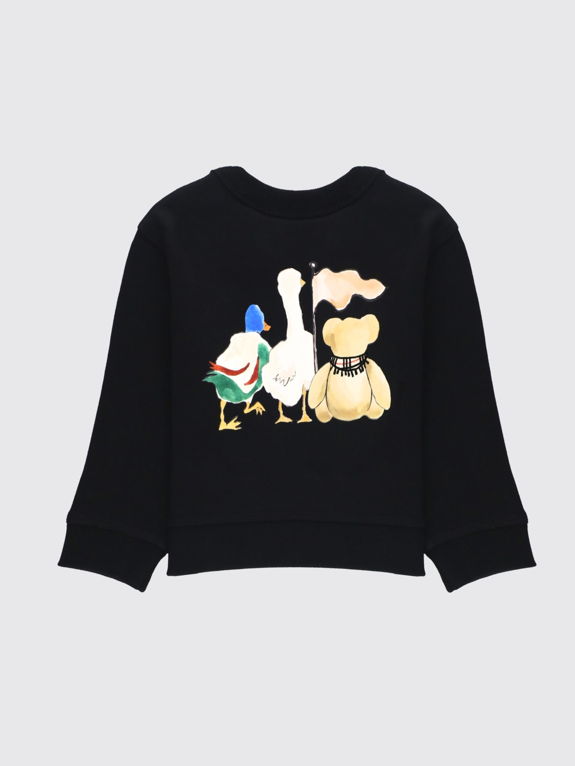 BURBERRY SWEATER: Sweater kids Burberry, Black - Img 2