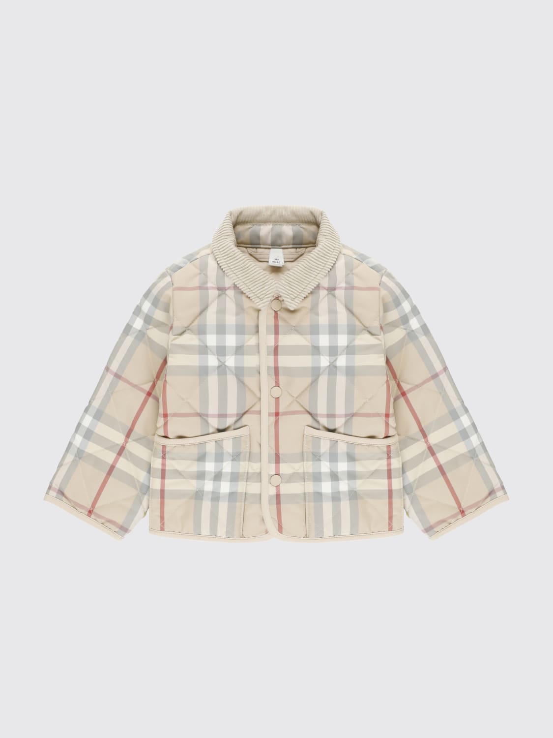 BURBERRY JACKET: Jacket kids Burberry, Beige - Img 1
