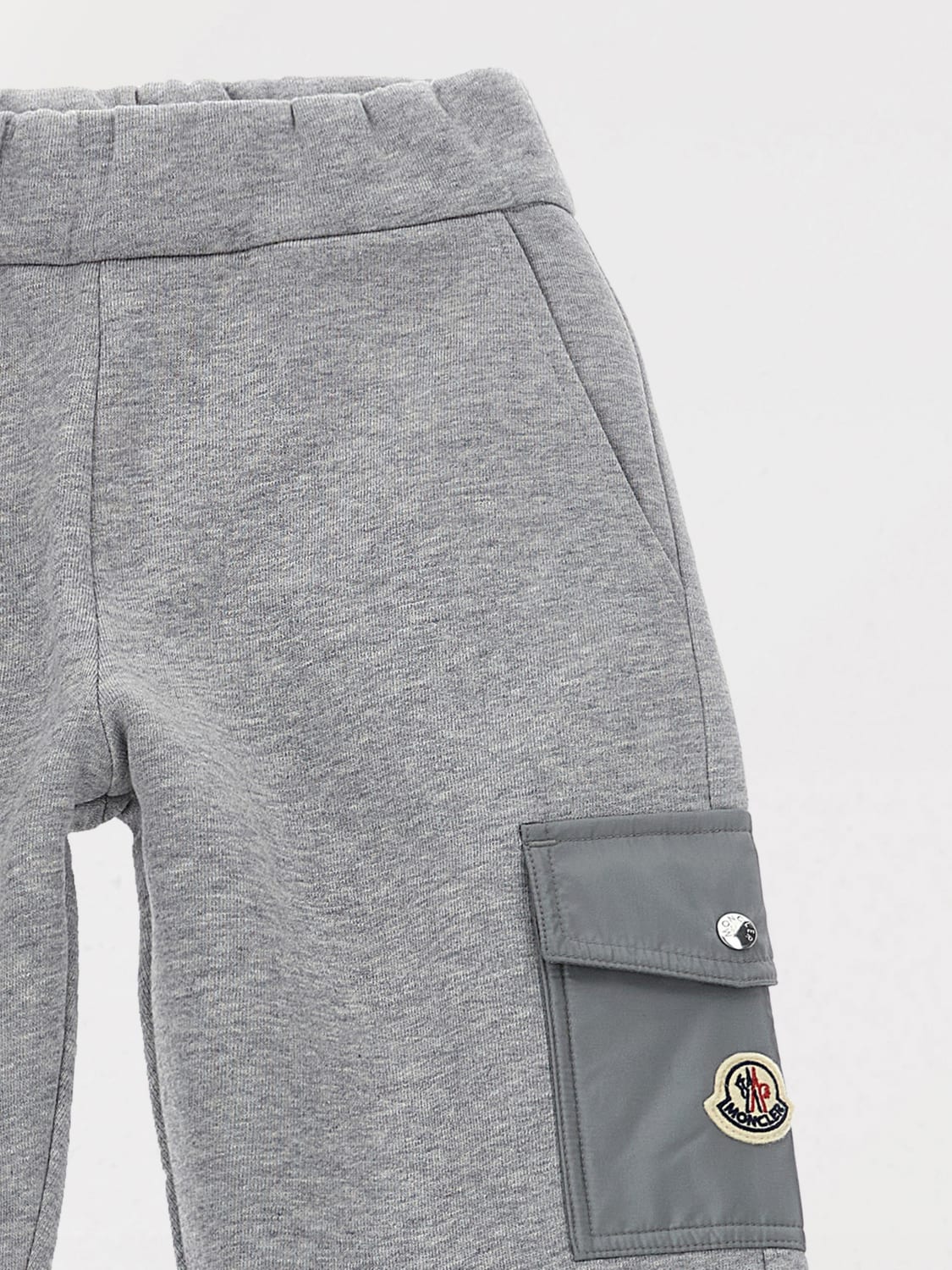 MONCLER PANTS: Pants kids Moncler, Grey - Img 3