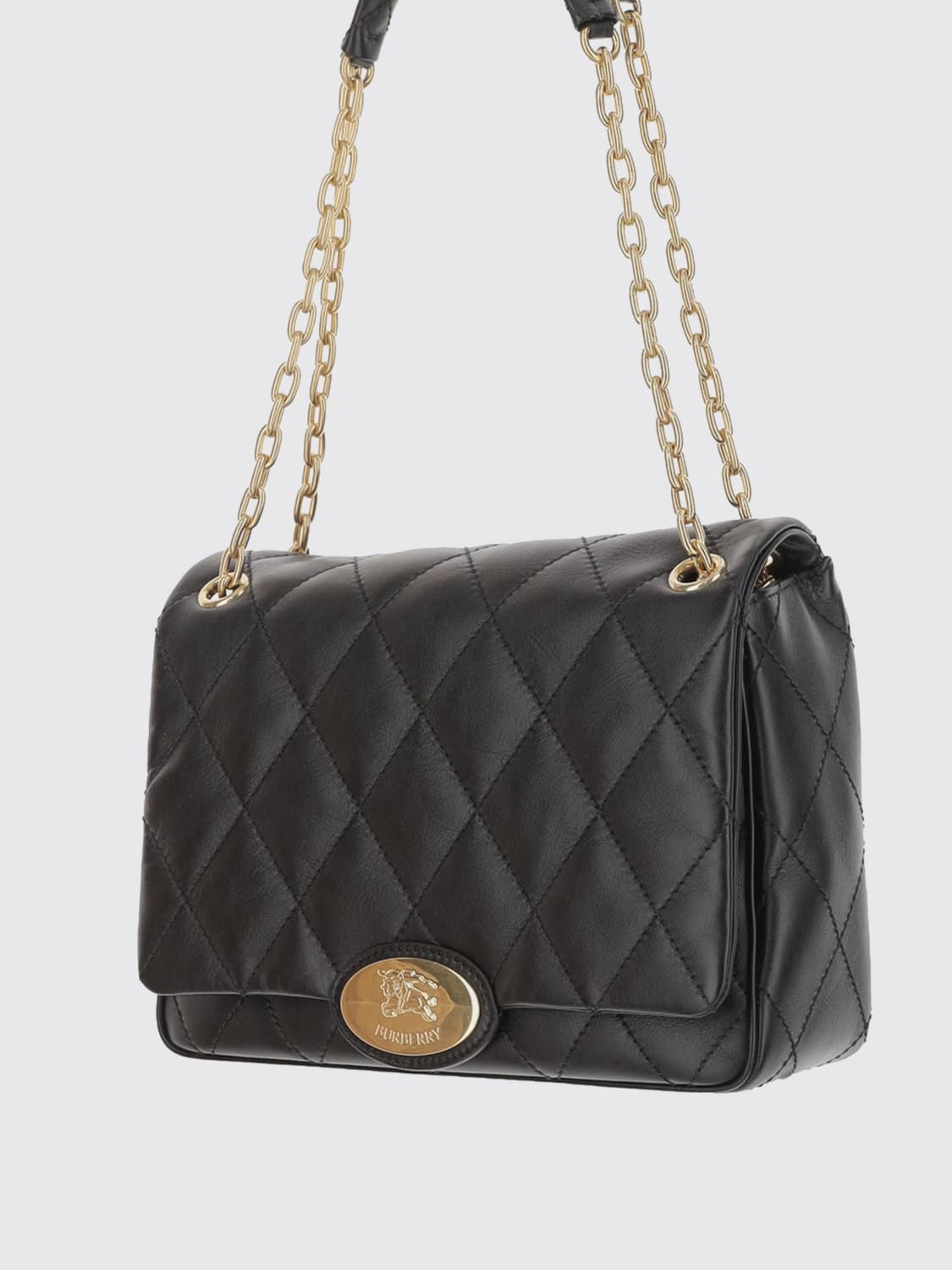 BURBERRY SHOULDER BAG: Shoulder bag woman Burberry, Black - Img 3