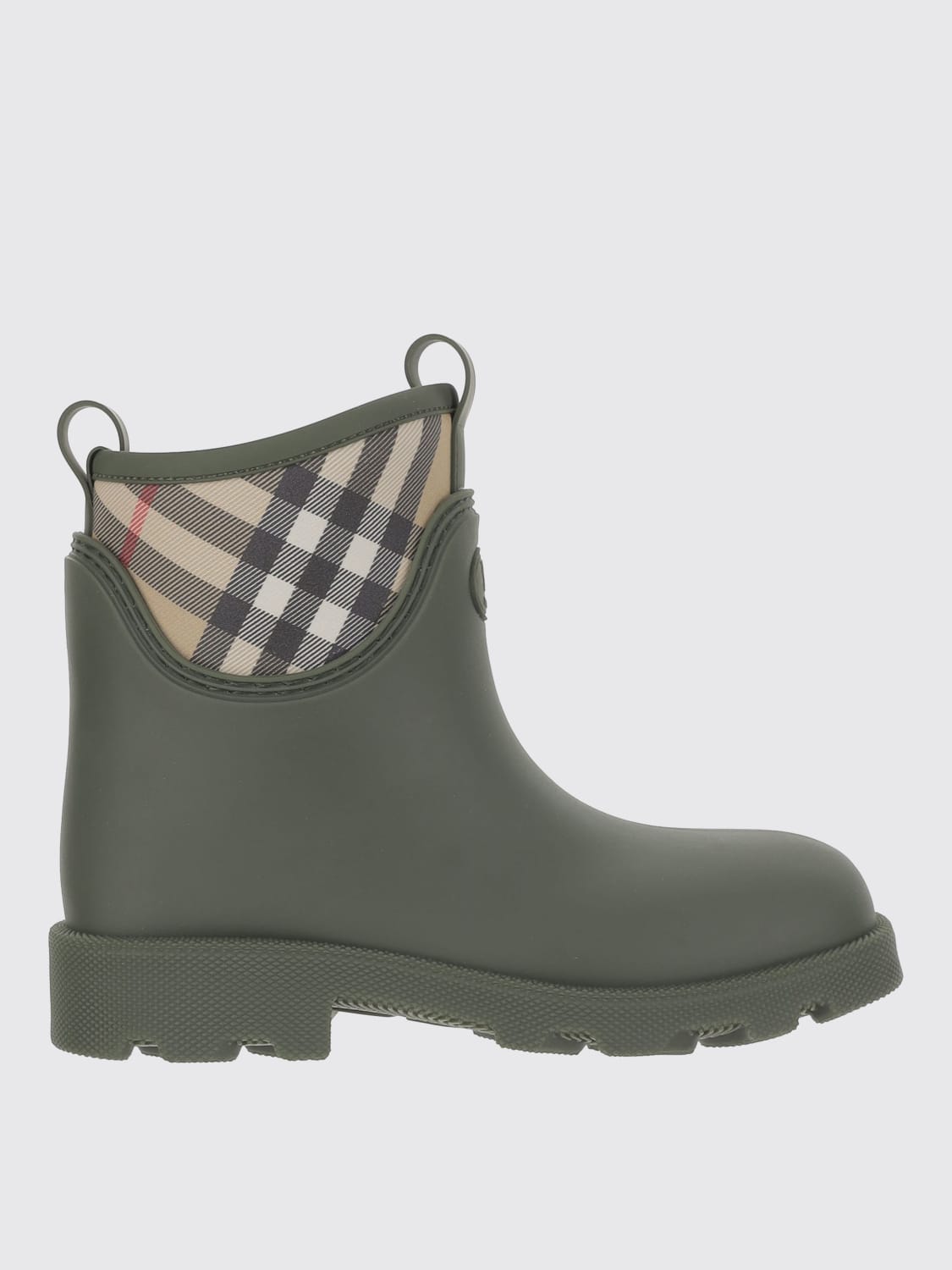 BURBERRY BOOTS: Shoes woman Burberry, Green - Img 1