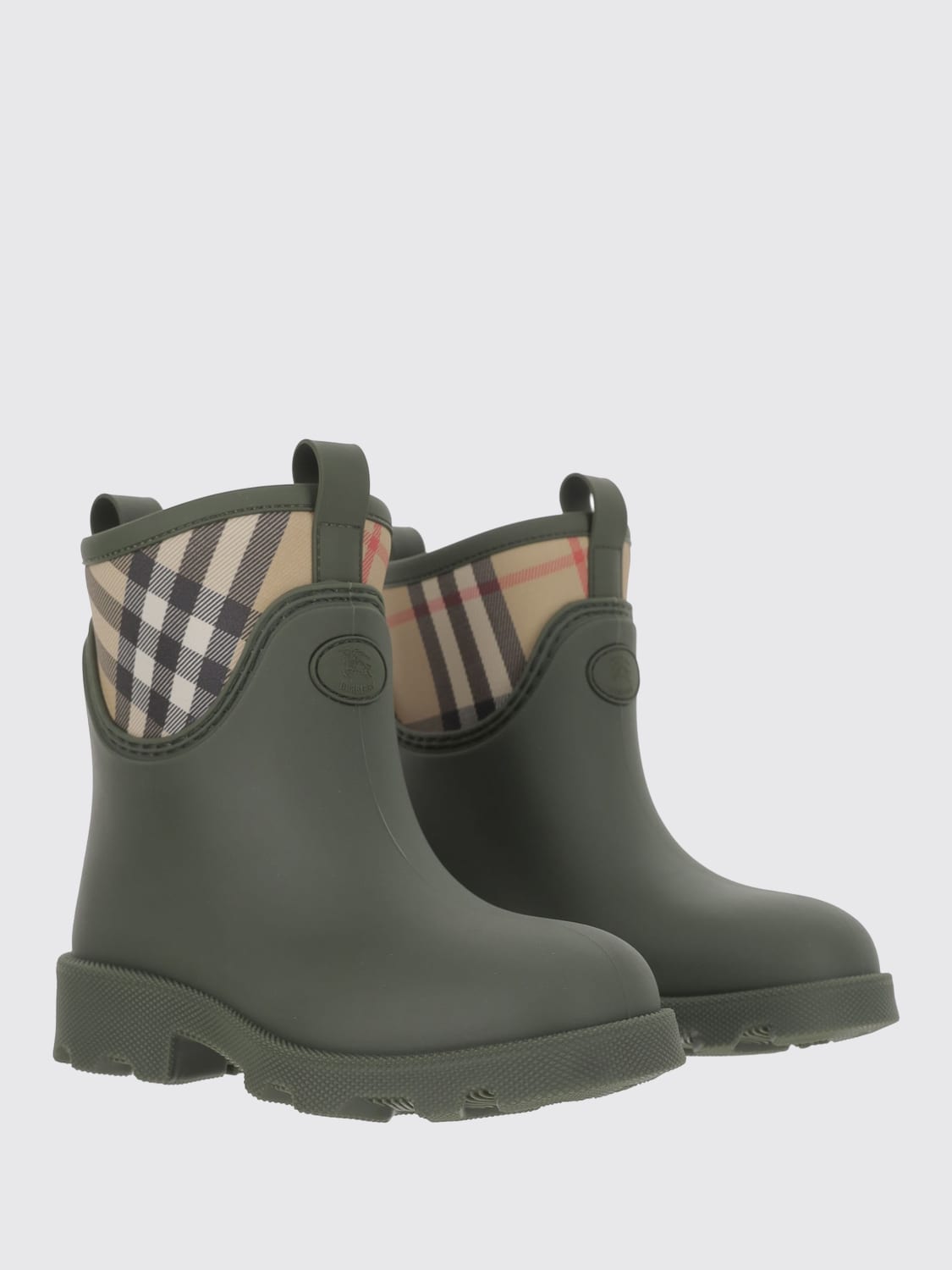 BURBERRY BOOTS: Shoes woman Burberry, Green - Img 2